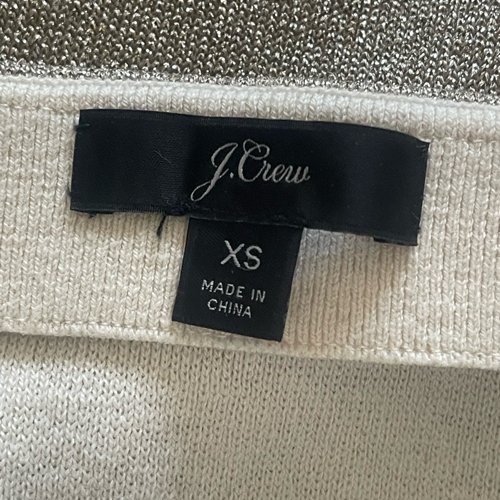 J. Crew Metallic Midi Pencil Skirt - Picture 7 of 7